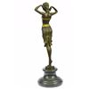 Image 8 : Semi Nude Dancer Bronze Sculpture on marble base