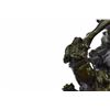 Image 2 : Muscular Man Defends Himself Against Lion Bronze Sculpture