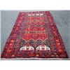 Image 1 : Charming Rare Unique Design Handmade Persian Mission Malayer Rug