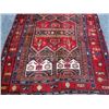 Image 3 : Charming Rare Unique Design Handmade Persian Mission Malayer Rug