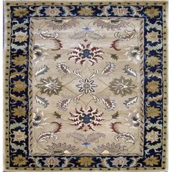Unique Color, Charming High Quality Hand Made Meshg-Abad Design Rug