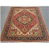 Image 1 : handmade Heriz Serapi Pattern Hand Woven Rug Rare