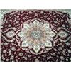 Image 2 : Authentic Part Silk Fine Persian Tabriz Rug