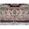 Image 4 : Authentic Part Silk Fine Persian Tabriz Rug