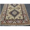 Image 3 : Unusual and Exotic Design Handmade Fine Shirvan-Kazak Rug