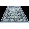 Image 1 : Elegant and Captivating Fine Hand Made Part Silk Persian-Pak Kashan Rug