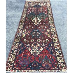 Breathtaking Unusual Size Fine Vintage Persian Bakhtiari Rug