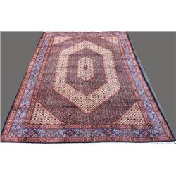 handmade Persian Moud-Mashad Rug