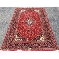 Delightful Super Quality Double Signed Persian Kashan-Bidgol Rug