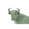 Image 4 : Solid Bronze Sculpture Of A Bull on Marble Base