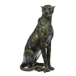 Animal edition Vanderveen Cheetah Cougar Wild Life Garden Bronze Sculpture