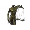 Image 3 : Blind Lady Of Justice Scales Law bronze Statue on marble base Sculpture