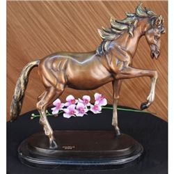 25 LBS Bronze Racing Horse "The Final Furlong" (20"X26")