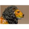 Image 3 : 17 Lbs Great Detail Male Lion Bronze Sculpture Statue on marble base (11"X14")