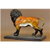 Image 6 : 17 Lbs Great Detail Male Lion Bronze Sculpture Statue on marble base (11"X14")