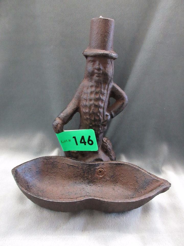 Solid Cast Iron Mr. Peanut Dish