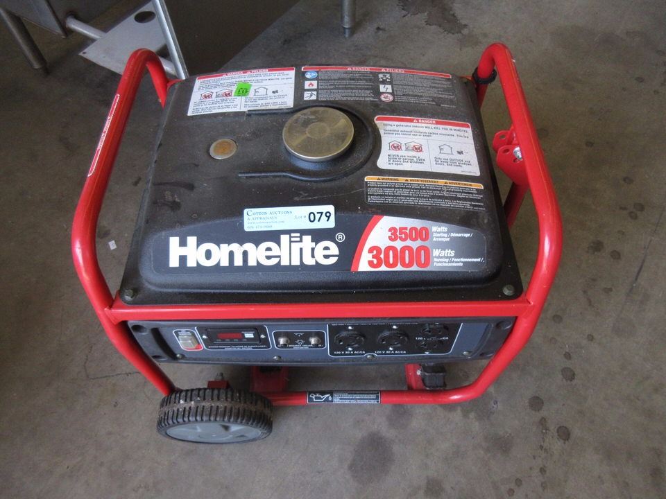 Homelite 3000 Watt Generator