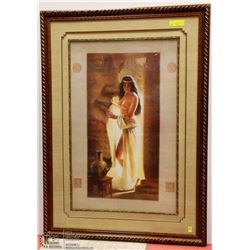 EGYPTIAN PRINT 31"X43"