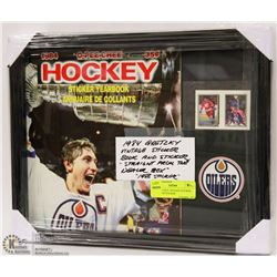 1984 GRETZKY VINTAGE STICKER BOOK AND STICKER