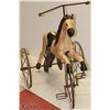 Image 2 : VINTAGE STYLE TOY HORSE WITH WHEELS