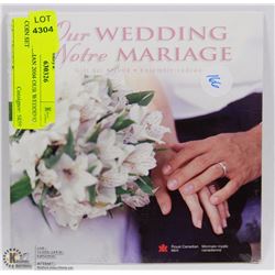 CANADIAN 2004 OUR WEDDING COIN SET