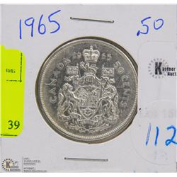 CANADIAN 1965 SILVER HALF DOLLAR