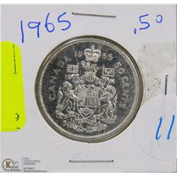 CANADIAN 1965 SILVER HALF DOLLAR