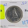 Image 1 : CANADIAN 1967 SILVER HALF DOLLAR