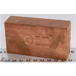 1 KILO FINE COPPER BAR