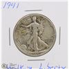 Image 1 : USA 1941 WALKING LIBERTY SILVER HALF DOLLAR