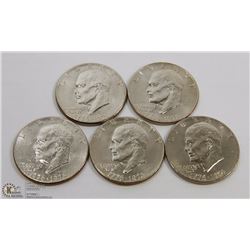 LOT OF 5 USA 1776-1976 DOLLARS