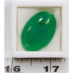 NATURAL GREEN DRAGON VEINS 31CT
