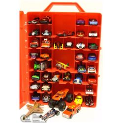 DISNEY CARS 50 TOY CAR CARRY CASE FULL OF