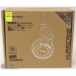 NEW BLUEDIO HURRICANE OVER EAR BLUETOOTH HEADPHONE