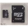 Image 1 : NEW 32GB MICRO SD CARD WITH ADAPTOR