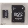 Image 1 : NEW 32GB MICRO SD CARD WITH ADAPTOR
