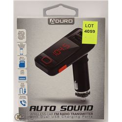 ADURO AUTO  WIRELESS CAR FM RADIO TRANSMITTER
