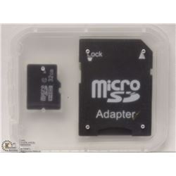 NEW 32GB MICRO SD CARD WITH ADAPTOR