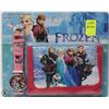 Image 1 : NEW KIDS FROZEN WALLET AND WATCH SET