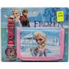 Image 1 : NEW KIDS FROZEN WALLET AND WATCH SET