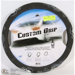 NEW CUSTOM SOFT GRIP  SKULL & FLAMES