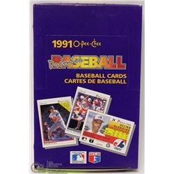 1991 OPEECHEE PREMIER BASEBALL BOX 36PACKS/BOX