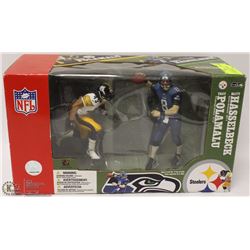 NFL FOOTBALL FIGURINES INCL. MATT HASSELBECK &