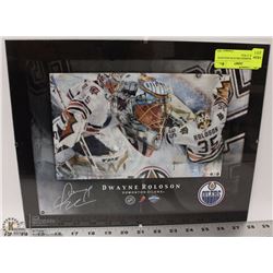 AUTOGRAPHED DWAYNE ROLOSON PICTURE 11"X14