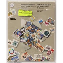 171) 1987 SOUVENIR COLLECTION OF THE POSTAGE