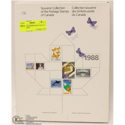 172) 1988 SOUVENIR COLLECTION OF THE POSTAGE