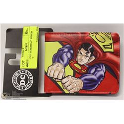 NEW MENS "SUPERMAN" BIFOLD WALLET