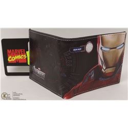 NEW MENS "IRON MAN" BIFOLD WALLET