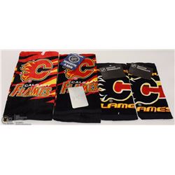 NEW CALGARY FLAMES OFFICIALLY LICENSED HAND TOWEL