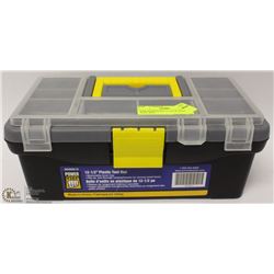NEW POWER FIST 12 1/2" PLASTIC TOOL BOX